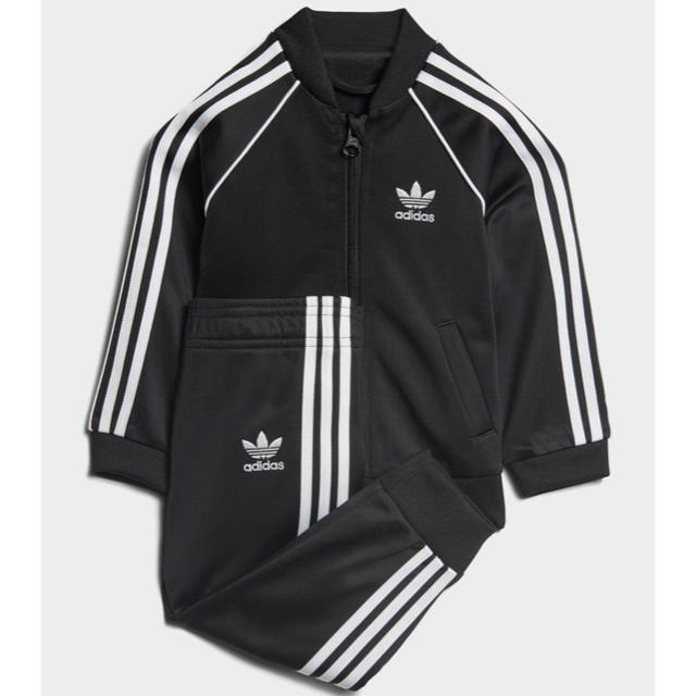 adidas(アディダス)のumbabo様 アディダス キッズ 上下セット ジャージ 黒  キッズ/ベビー/マタニティのキッズ服男の子用(90cm~)(その他)の商品写真