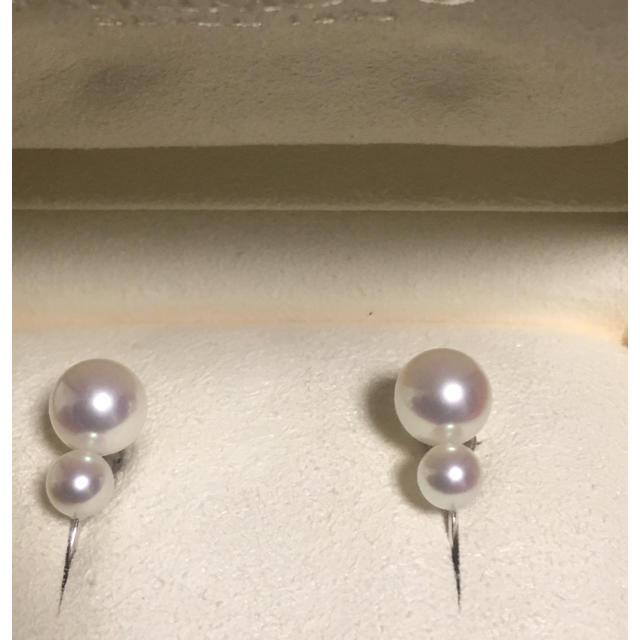 MIKIMOTO(ミキモト)の【漆羽様専用】ミキモト パールイヤリング k18 レディースのアクセサリー(イヤリング)の商品写真