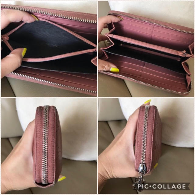 GUCCI - GUCCI♡グッチシマ 長財布♡ピンク♡ラウンドファスナー GUCCI - GUCCI♡グッチシマ 長財布♡ピンク♡ラウンドファスナー