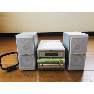 ビクター(Victor)の【完売】あいちゃん様専用、ご購入済CD、MD、カセット全部聴けます！ 録音も！ (スピーカー)