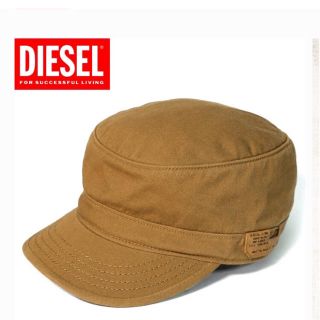 ディーゼル(DIESEL)の【新品】DIESEL ディーゼル  ワークキャップ 男女兼用　本革レザーパッチ(キャップ)