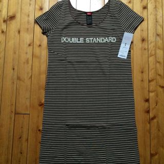 ダブルスタンダードクロージング(DOUBLE STANDARD CLOTHING)の新品☆Tシャツワンピ(ミニワンピース)