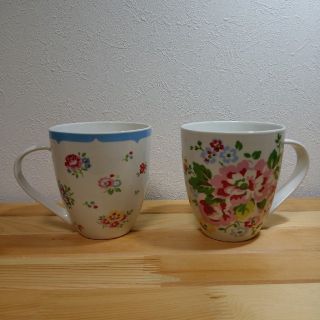 キャスキッドソン(Cath Kidston)の可愛い♢Cath Kidston　レッド&ピンク マグカップ(グラス/カップ)