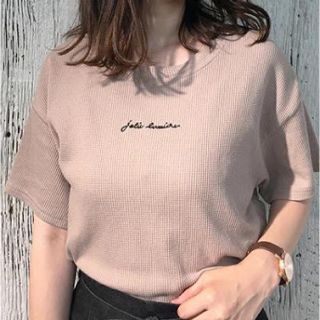 ワンアフターアナザーナイスクラップ(one after another NICE CLAUP)の刺繍ロゴサーマルTee(Tシャツ(半袖/袖なし))