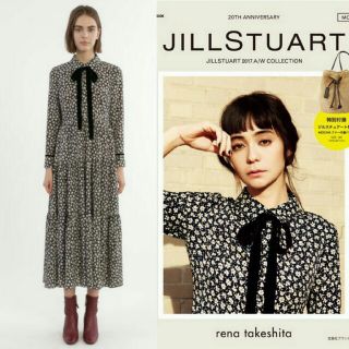 ジルスチュアート(JILLSTUART)の【完売超レア】JILLSTUARTジェニファー小花柄ワンピース 秋ワンピ竹下玲奈(ロングワンピース/マキシワンピース)