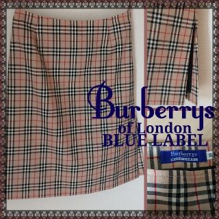 バーバリーブルーレーベル(BURBERRY BLUE LABEL)の林檎様専用♥️Burberrys BLUE LABEL ベージュスカート(ひざ丈スカート)