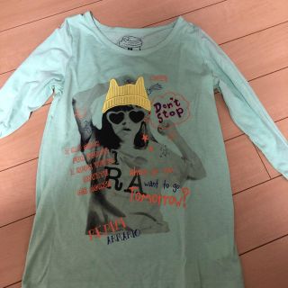 レピピアルマリオ(repipi armario)のレピピ repipiarmario   ロンT ＊グリーン Sサイズ(Tシャツ(長袖/七分))