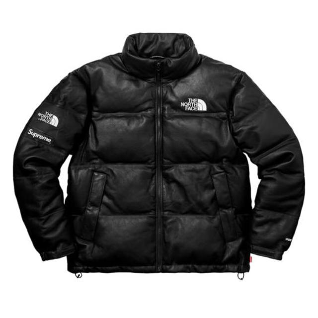 Supreme(シュプリーム)のxl supreme the north face leather nuptse メンズのジャケット/アウター(ダウンジャケット)の商品写真