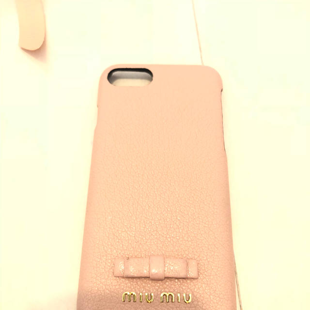 miumiu(ミュウミュウ)のmiumiuリボンiphone6.7.8ケース スマホ/家電/カメラのスマホアクセサリー(iPhoneケース)の商品写真