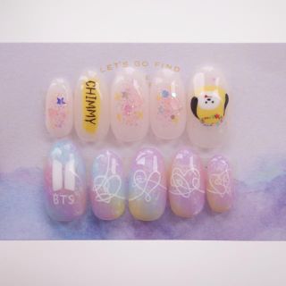 BT21 COOKY ネイルチップ