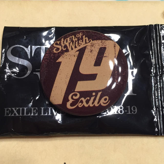 EXILE(エグザイル)のEXILE 缶バッジ チケットの音楽(国内アーティスト)の商品写真