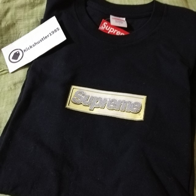 新品未使用 Supreme 13ss Bling box LOGO TシャツTシャツ/カットソー(半袖/袖なし)