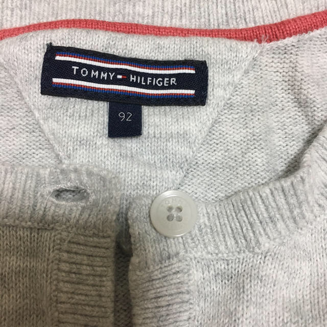 TOMMY HILFIGER(トミーヒルフィガー)のトミーヒルフィガー♡ドット カーディガン 92 キッズ/ベビー/マタニティのキッズ服女の子用(90cm~)(カーディガン)の商品写真