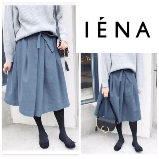 イエナ IENA フロント リボン タック スカート 新品