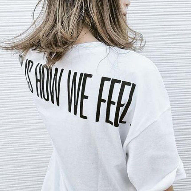 ZARA(ザラ)のZARA バックプリント ロゴT M レディースのトップス(Tシャツ(半袖/袖なし))の商品写真