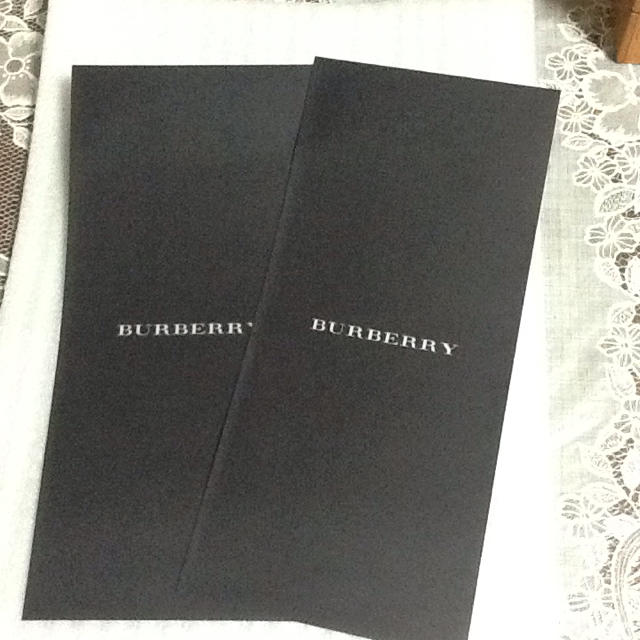 BURBERRY(バーバリー)の新品未使用  バーバリー  ソックス2足  ラッピング袋2枚  プレゼントにも メンズのレッグウェア(ソックス)の商品写真