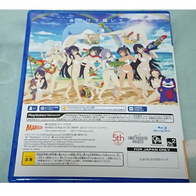 PS4 閃乱カグラ PEACH BEACH SPLASH  エンタメ/ホビーのゲームソフト/ゲーム機本体(家庭用ゲームソフト)の商品写真