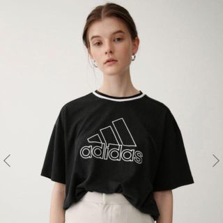 マウジー(moussy)のmoussy adidasコラボTシャツ(Tシャツ(半袖/袖なし))