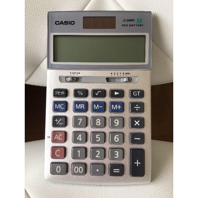 CASIO - カシオ CASIO 電卓 12桁 JS-20WS 計算機 (メーカー保証 CASIO - カシオ CASIO 電卓 12桁 JS-20WS 計算機 (メーカー保証