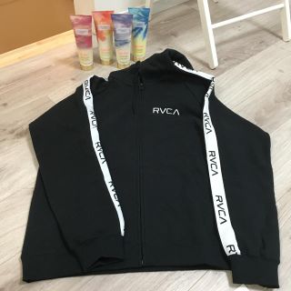 ルーカ(RVCA)のRVCA  ジップパーカーブラック週末セール(パーカー)