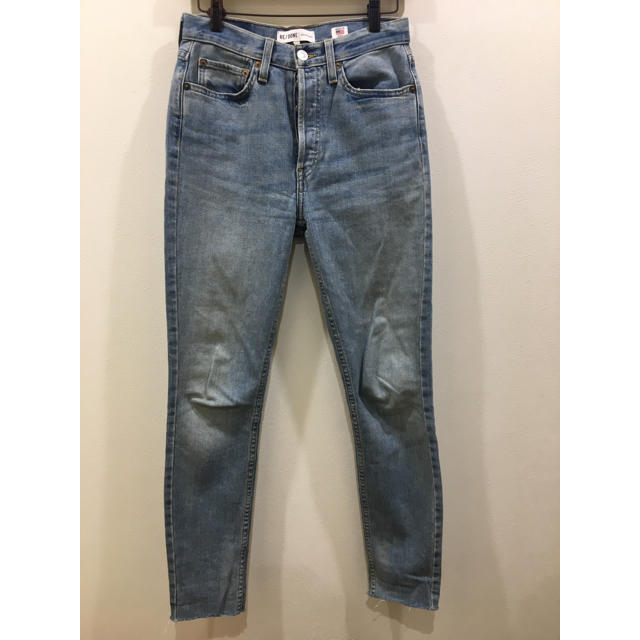 RE/DONE リダン high rise ankle crop jeans26パンツ