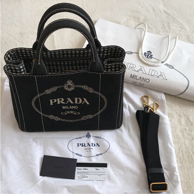 PRADA - PRADA カナパ ギンガムチェックの通販 by moon｜プラダならラクマ