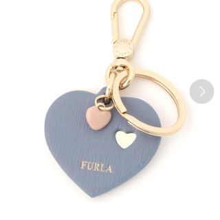 フルラ(Furla)のすみれ様専用 ☆ フルラ キーホルダー ハート ブルー(バッグチャーム)