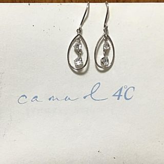 ヨンドシー(4℃)の♡ 4℃　ホワイトゴールドピアス♡(ピアス)