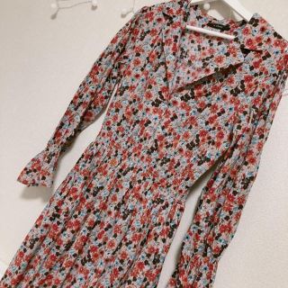 ダブルクローゼット(w closet)のw closet フラワーワンピース(ロングワンピース/マキシワンピース)