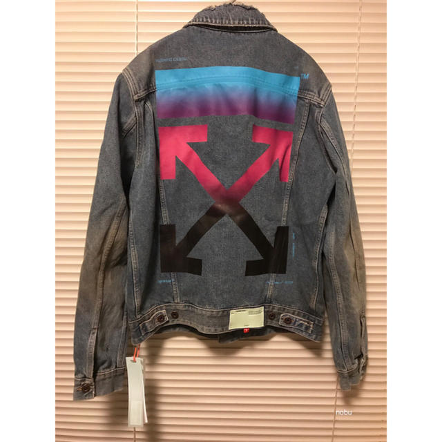 OFF-WHITE(オフホワイト)の新品【 OFF-WHITE 】 GRADIENT Denim Jacket L メンズのジャケット/アウター(Gジャン/デニムジャケット)の商品写真