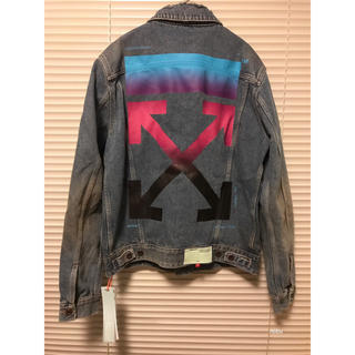 オフホワイト(OFF-WHITE)の新品【 OFF-WHITE 】 GRADIENT Denim Jacket L(Gジャン/デニムジャケット)