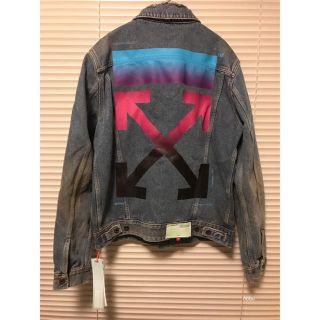 オフホワイト(OFF-WHITE)の新品【 OFF-WHITE 】 GRADIENT Denim Jacket L(Gジャン/デニムジャケット)