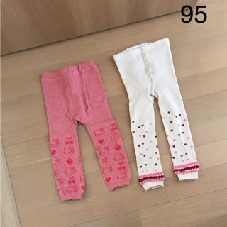 ハローキティ(ハローキティ)のレギンス タイツ  ハローキティ他 2枚セット 95(パンツ/スパッツ)