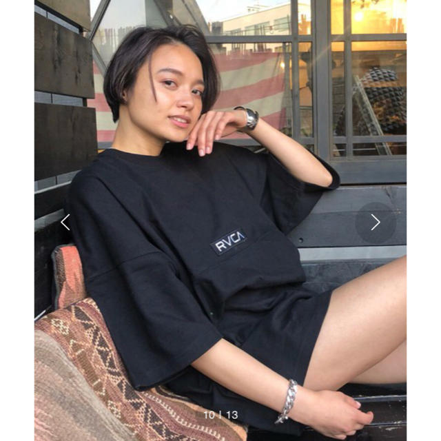 RVCA ボックスロゴTシャツ