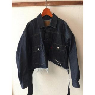 アンユーズド(UNUSED)のNeonsign denim jacket (Gジャン/デニムジャケット)