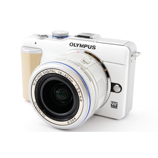 OLYMPUS - ❤️かわいいホワイト♪WiFi対応❤️オリンパス E-PL1レンズキット