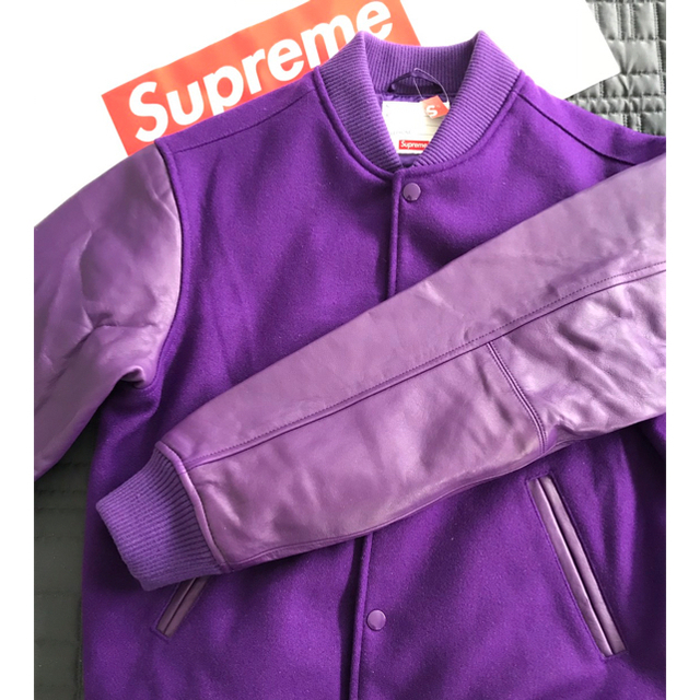 Supreme(シュプリーム)のSupreme Motion Logo Jacket Purple  メンズのジャケット/アウター(レザージャケット)の商品写真