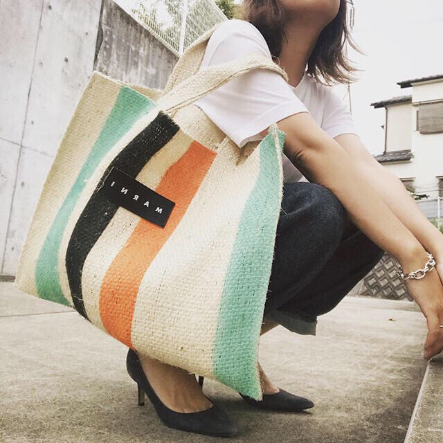 marniカフェ バッグ????????美品✨