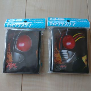 カメンライダーバトルガンバライド(仮面ライダーバトル ガンバライド)のまる様専用スリーブ ファイズ、BLACK、BLACK RX(その他)