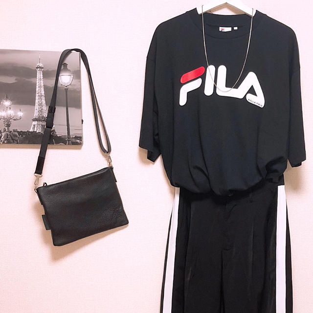 FILA(フィラ)の古着 セットアップ メンズのトップス(Tシャツ/カットソー(半袖/袖なし))の商品写真