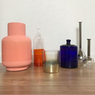 ザラホーム(ZARA HOME)のフラワーベースとキャンドルホルダー(置物)