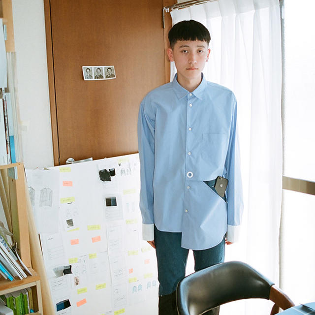 独創的 kudos TRIANGLE WINDOW SHIRT/BLUE | mcdc.padesce.cm