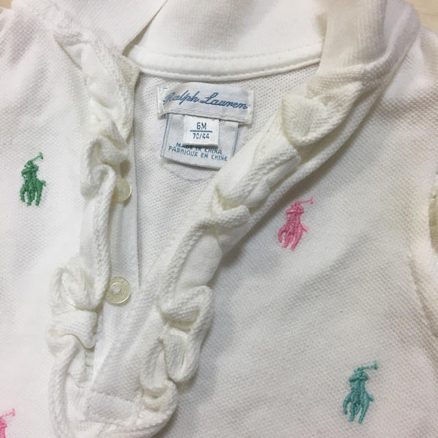 Ralph Lauren(ラルフローレン)のラルフローレン ポロシャツ ロンパース キッズ/ベビー/マタニティのベビー服(~85cm)(ロンパース)の商品写真