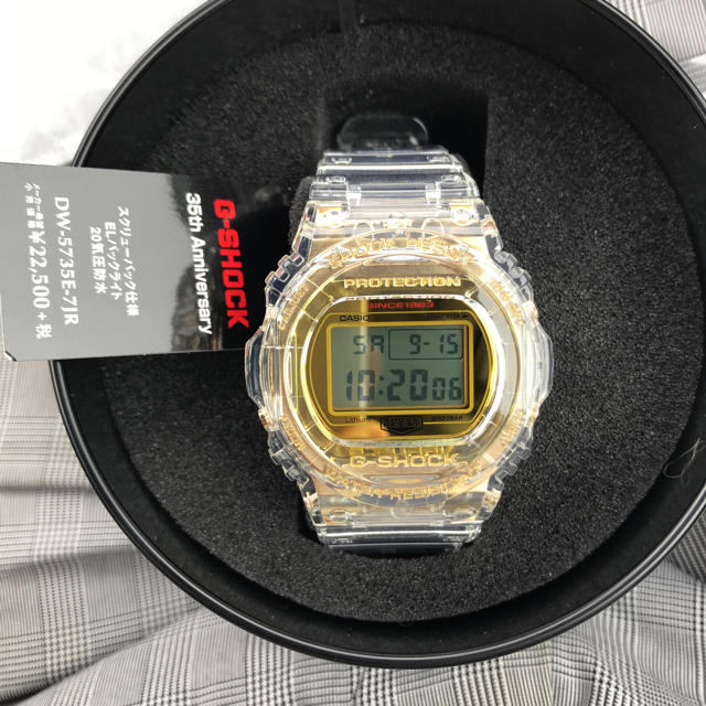 G-SHOCK(ジーショック)のG-SHOCK 35周年 DW-5735E-7JR スケルトン【新品タグ付き】 メンズの時計(腕時計(デジタル))の商品写真