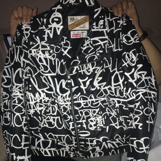 シュプリーム(Supreme)のsupreme cdg Leather Jacket(ナイロンジャケット)