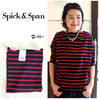 スピックアンドスパン(Spick & Span)の新品タグ付き⭐️ Spick & Span デラヴェボーダードルマンプルオーバー(カットソー(長袖/七分))