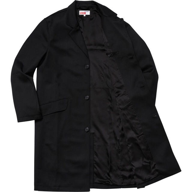 Supreme(シュプリーム)の[Lサイズ] Supreme コムデギャルソン ウール混 オーバーコート メンズのジャケット/アウター(チェスターコート)の商品写真