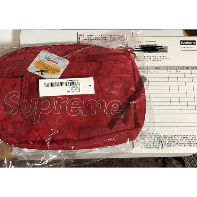Supreme 18 AW shoulder bag red オンライン購入