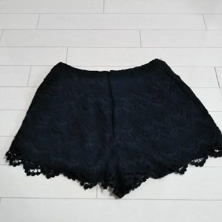 マウジー(moussy)の未使用品 マウジー レース ショートパンツ(厚手)(ショートパンツ)