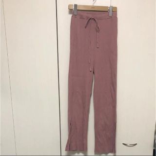 ダブルクローゼット(w closet)のダブルクローゼット リブパンツ(カジュアルパンツ)